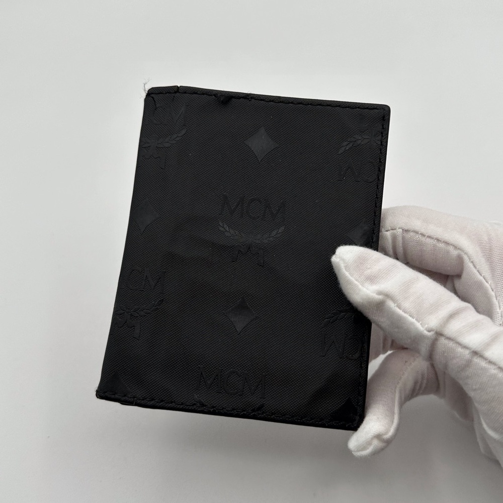 MCM Black Wallet bi fold wallet for Men